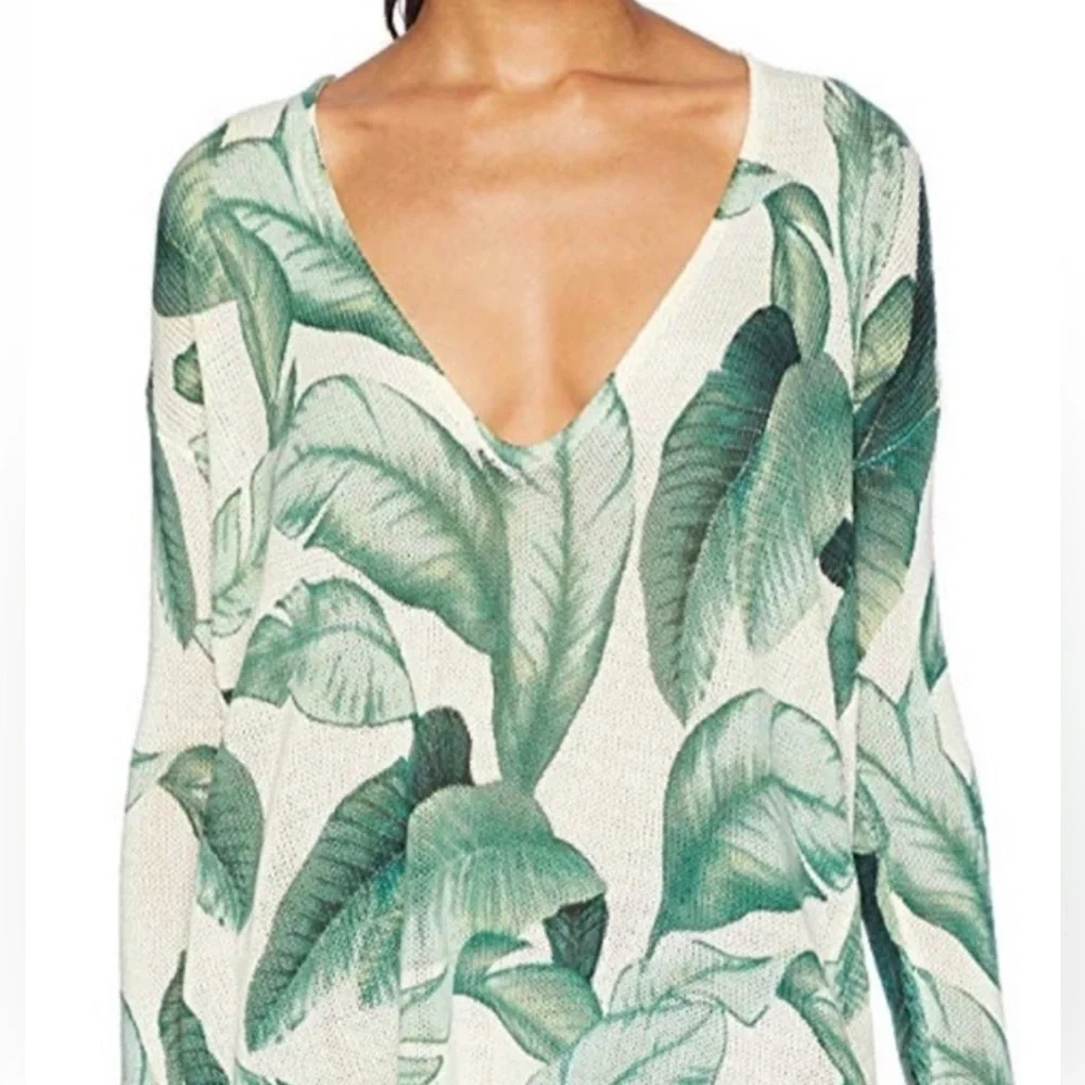 🌻 Show Me Your Mumu Ryan Rene Reversible Sweater Palmtini Knit Women's size XS - Picture 3 of 10